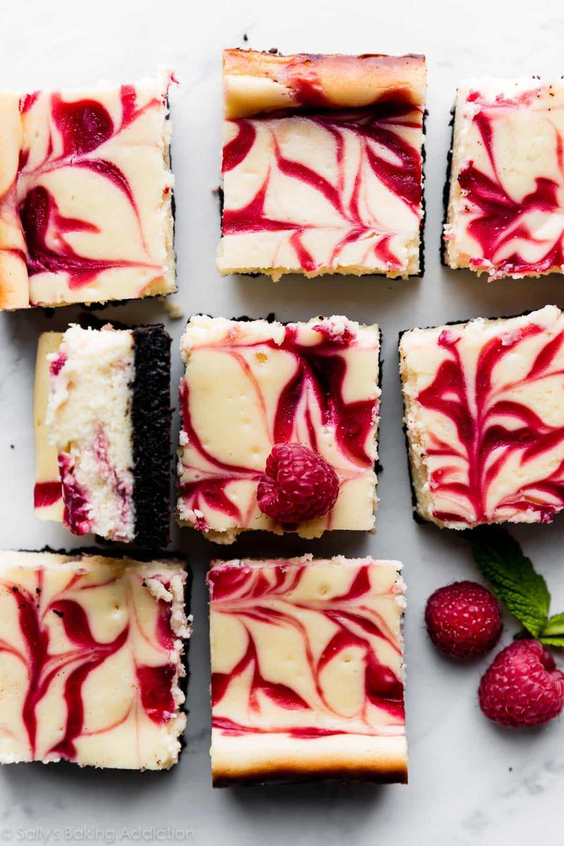 White Chocolate Raspberry Cheesecake