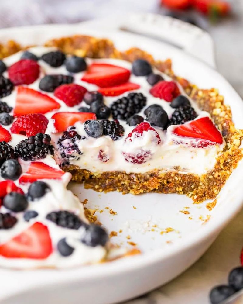 Honey Yoghurt Fruit Tart