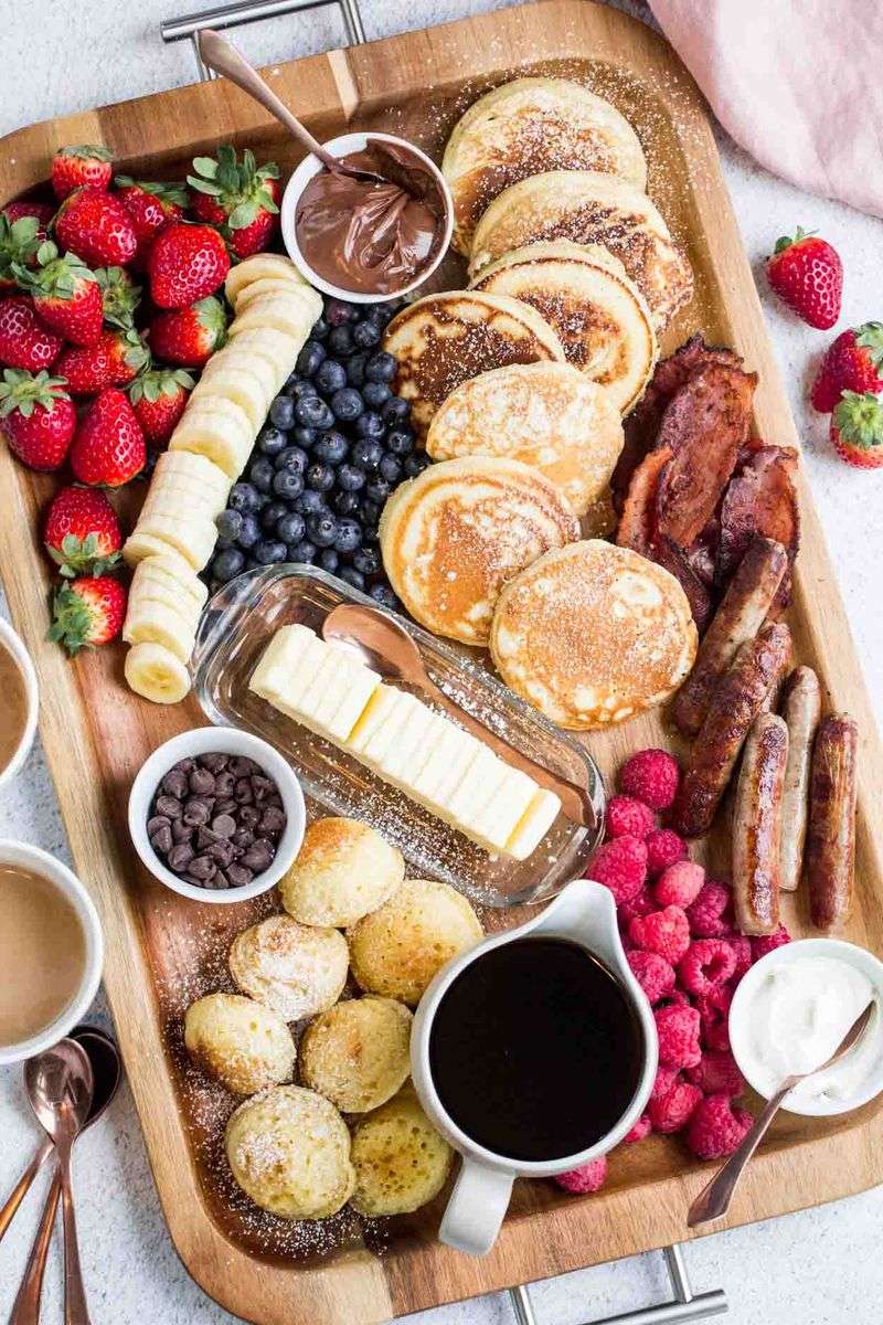 Pancake Charcuterie Board