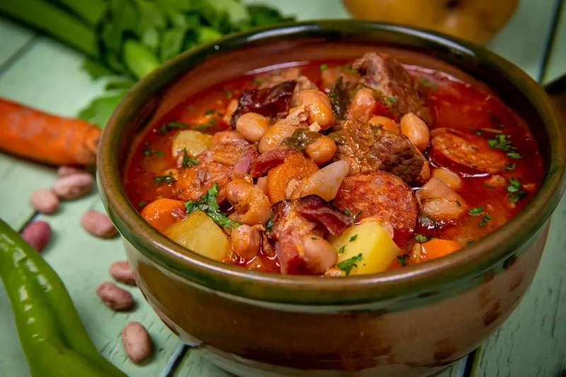 Hungarian Bean Soup (Babgulas)