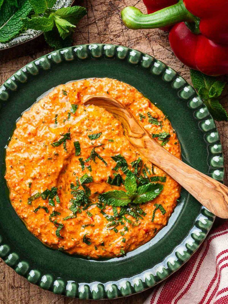 Htipiti (Roasted Red Pepper and Feta Spread)