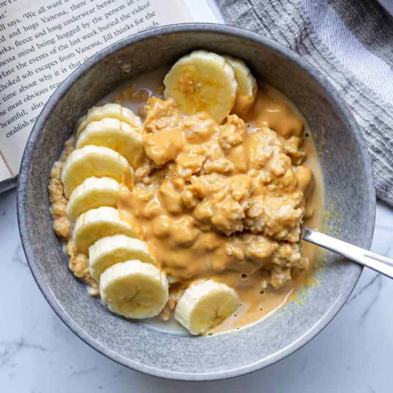 Nut Butter and Banana Oatmeal
