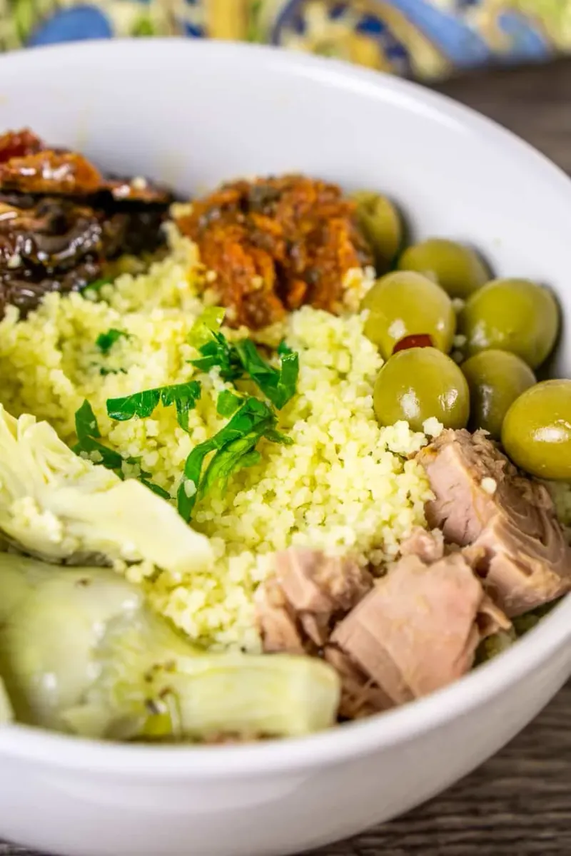 Tuna and Olive Couscous Salad