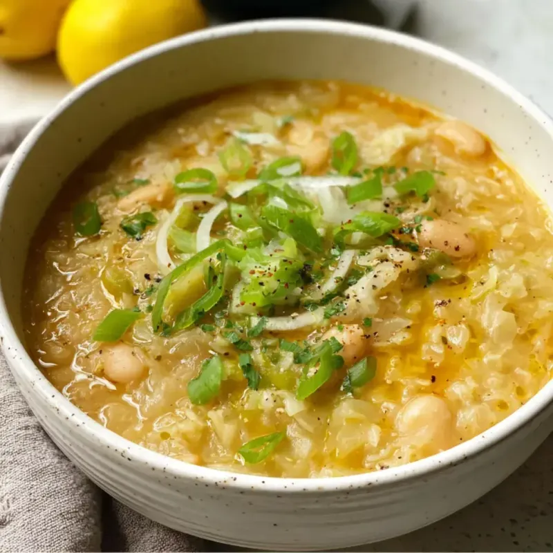 Cabbage and White Bean Soup