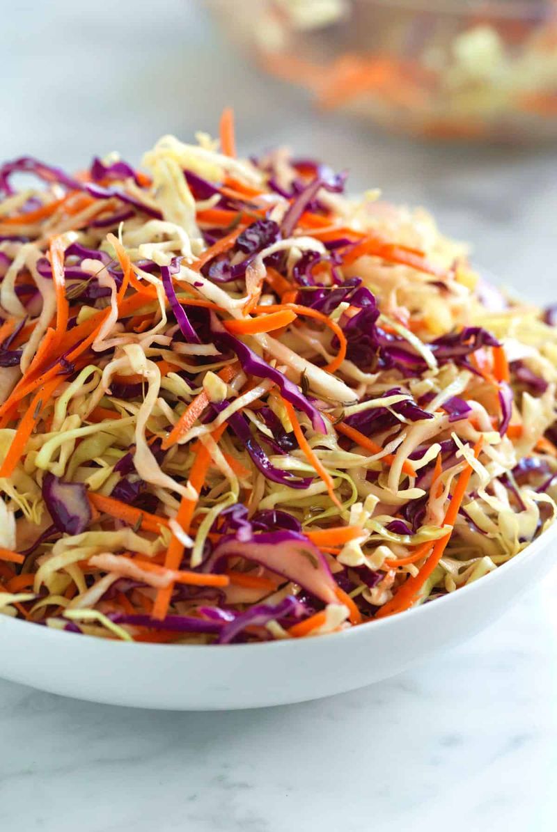 Tangy Vinegar-Based Coleslaw