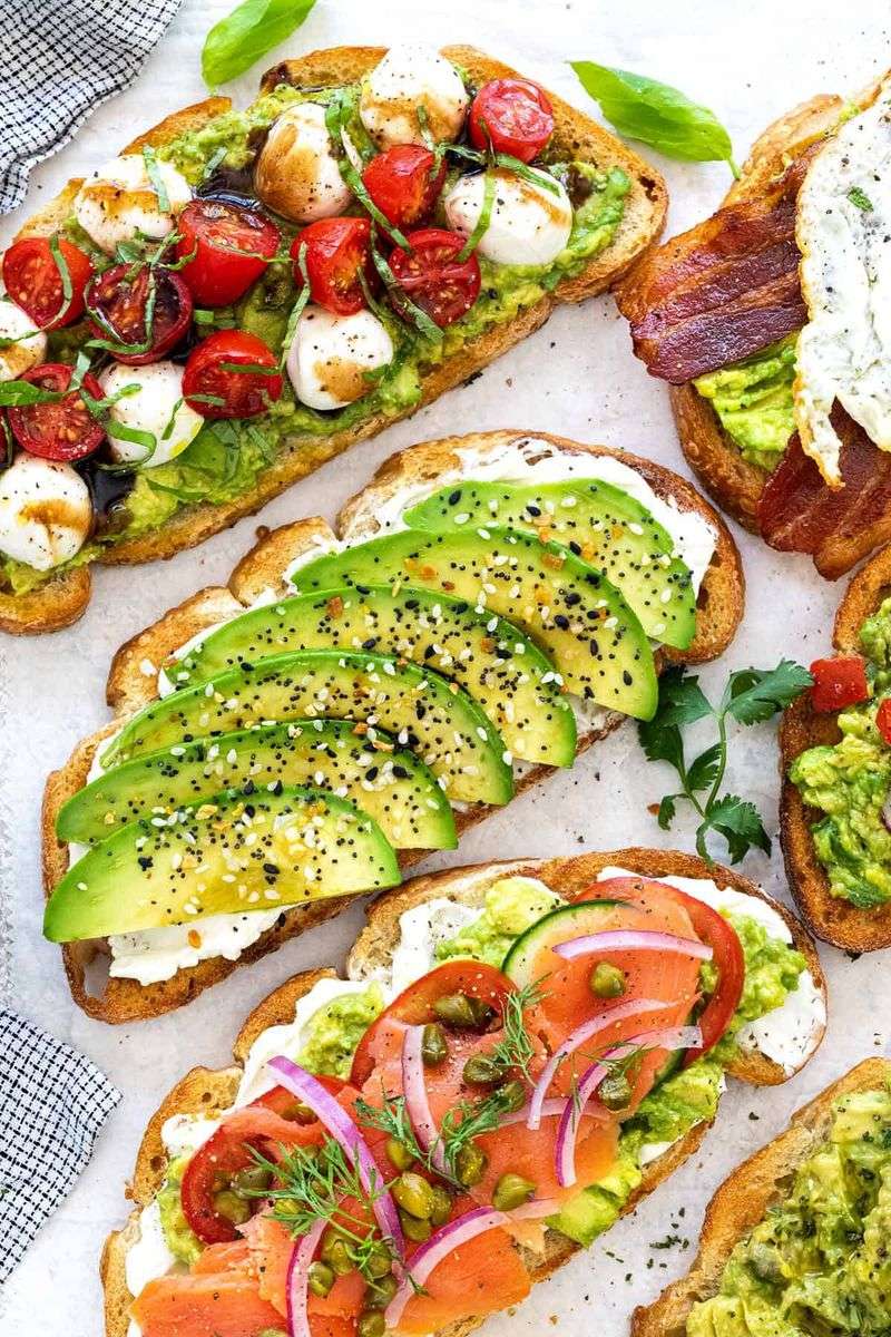 Avocado Toast with Toppings