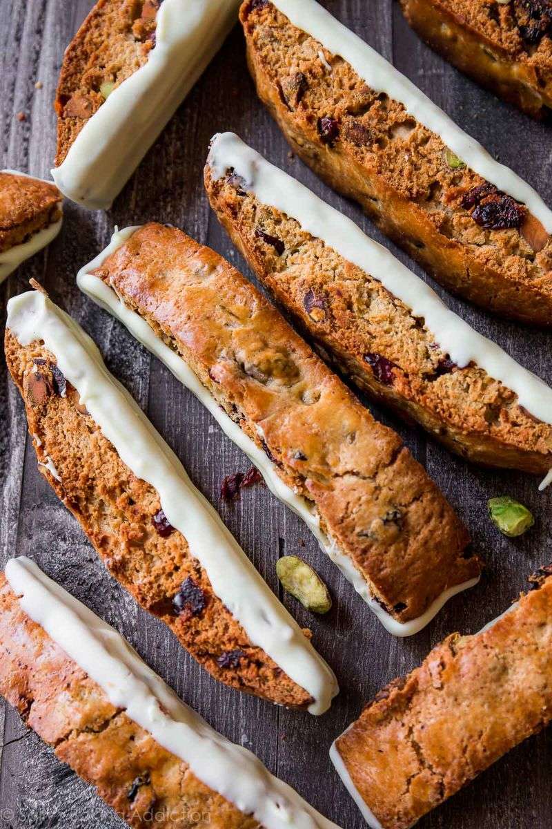 Pistachio and Cranberry Biscotti
