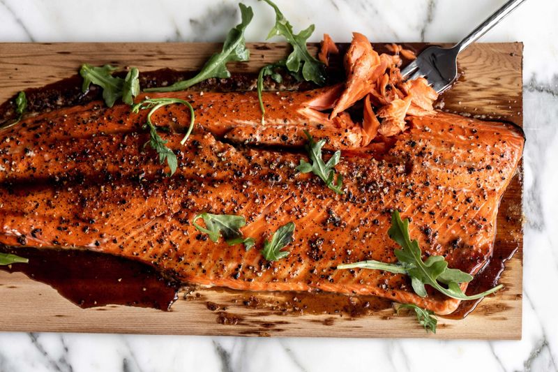 Grilled Cedar Plank Salmon