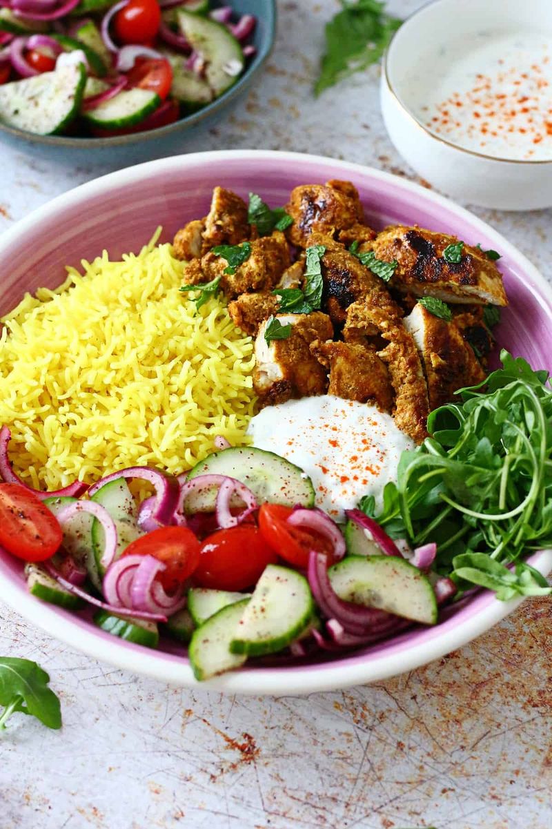 Chicken Shawarma Rice Bowl