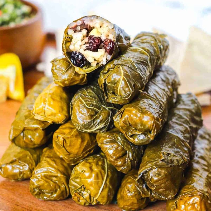 Turkish-Style Stuffed Grape Leaves (Dolmas)