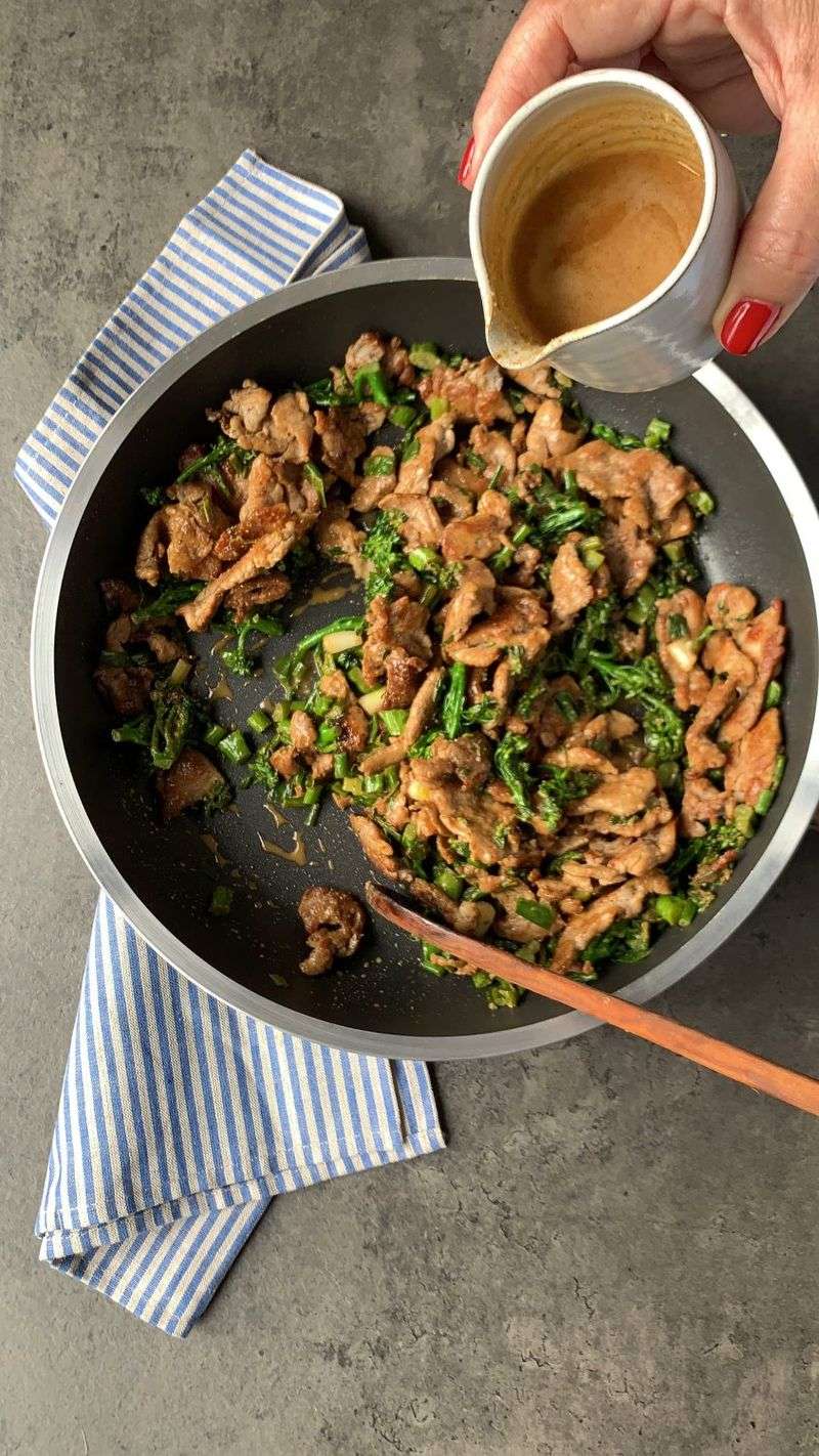 Hoisin Glazed Pork Stir Fry