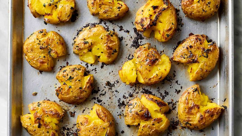 Crispy Smashed Potatoes