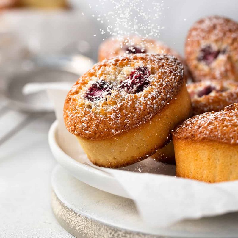 Raspberry Almond Friands