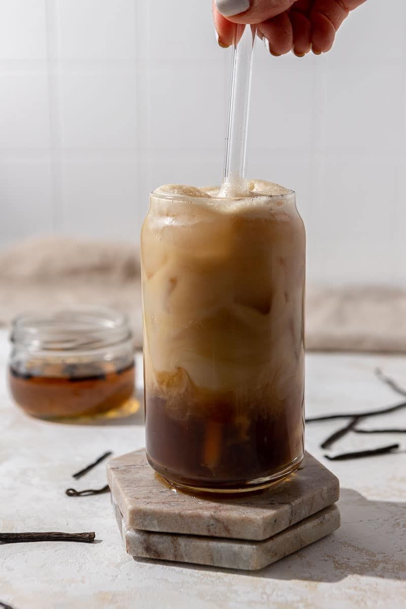 Iced Toasted Vanilla Oat Milk Shaken Espresso