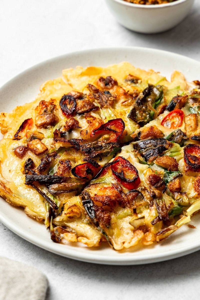 Haemul Pajeon (Seafood Green Onion Pancake)