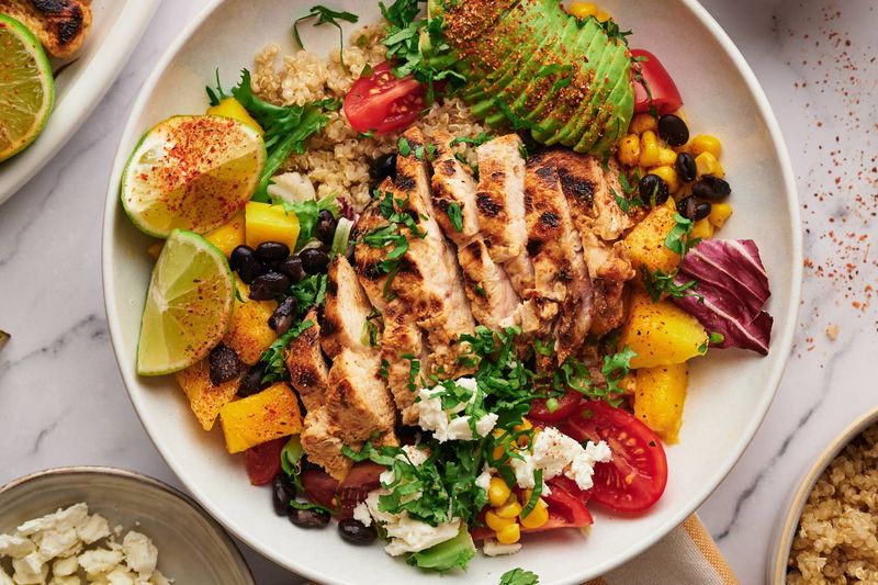 Quinoa Pasta with Chicken and Avocado