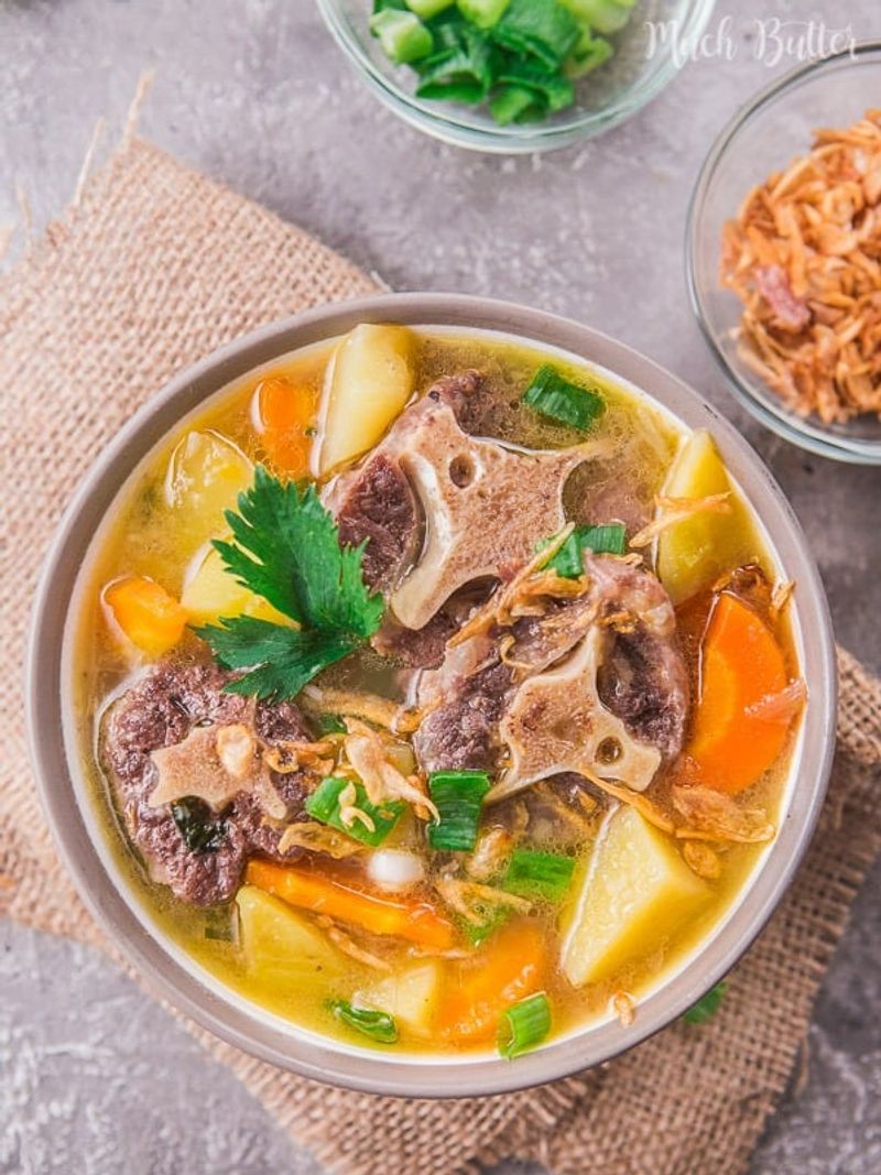 Oxtail Soup from a Tin