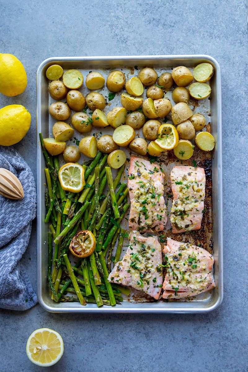 Lemon and Herb Salmon with Asparagus