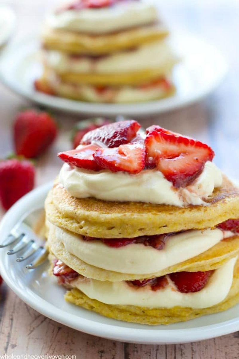 Strawberry Shortcake Pancakes