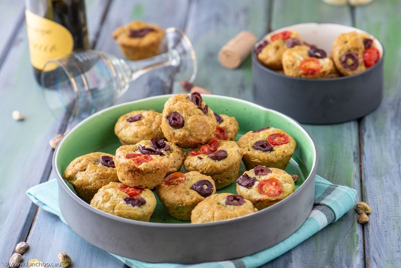 Savoury Financiers with Olive and Rosemary