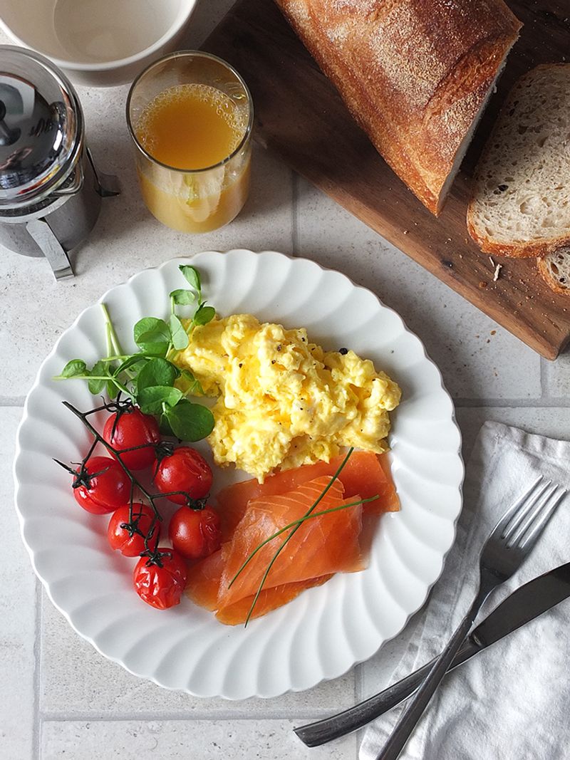 Smoked Salmon and Scrambled Eggs