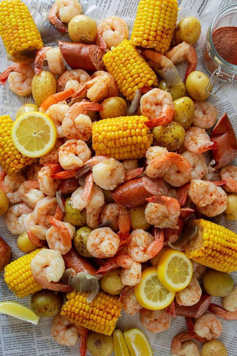 Spicy Cajun Seafood Boil