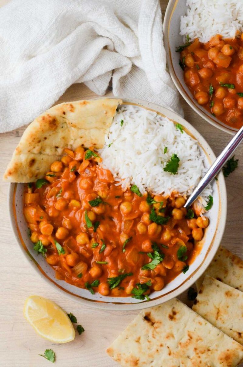 Chickpea Tikka Masala with Cauliflower Rice