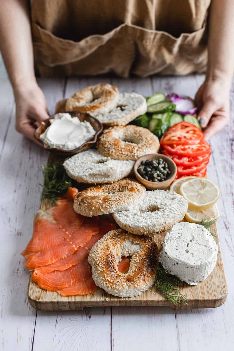 Smoked Salmon Bagel Board