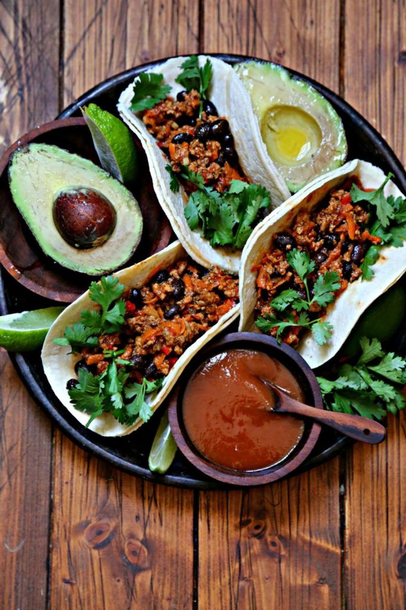 Turkey and Black Bean Tacos