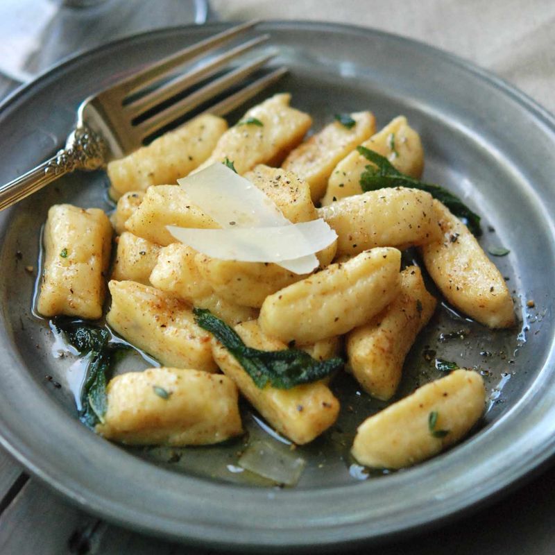 Gnocchi with Brown Butter and Sage