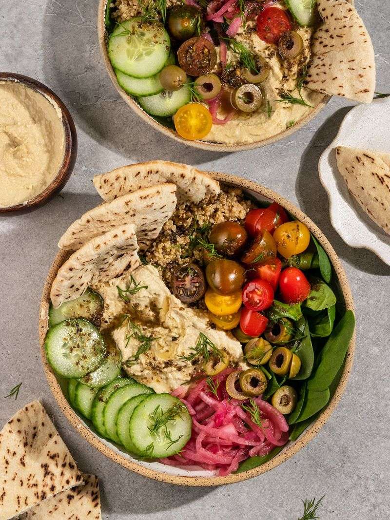Mediterranean Hummus Bowl