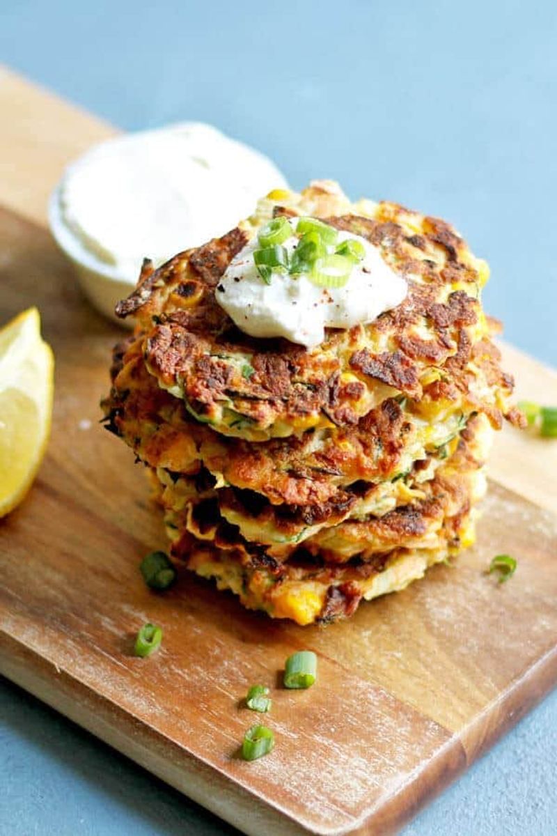 Blend It Into a Savory Fritter Mix