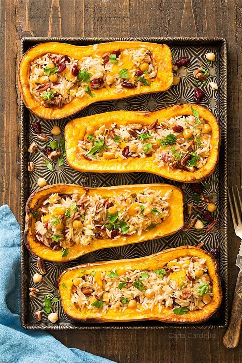 Stuffed Butternut Squash Roast