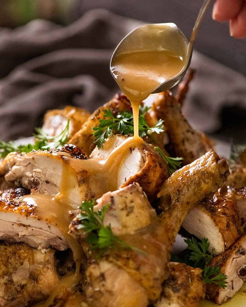 Sunday Roast Chicken with Herb Butter
