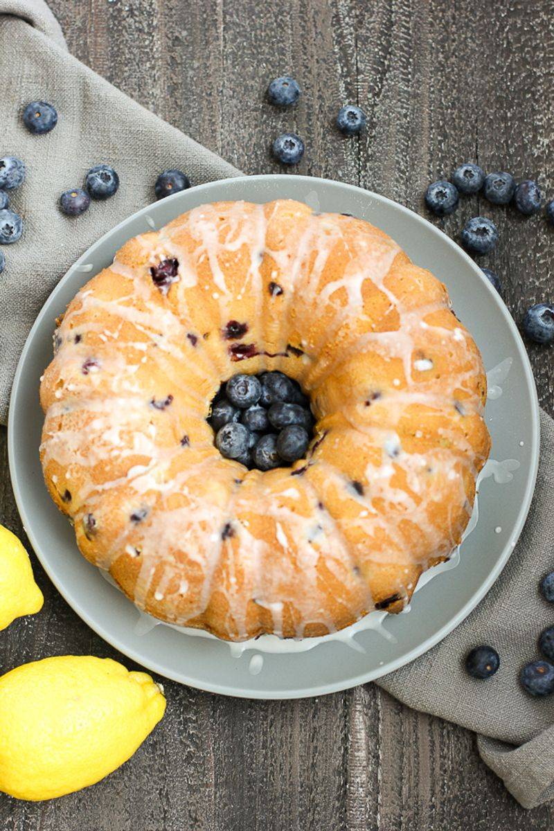 Lemon Blueberry Pound Cake