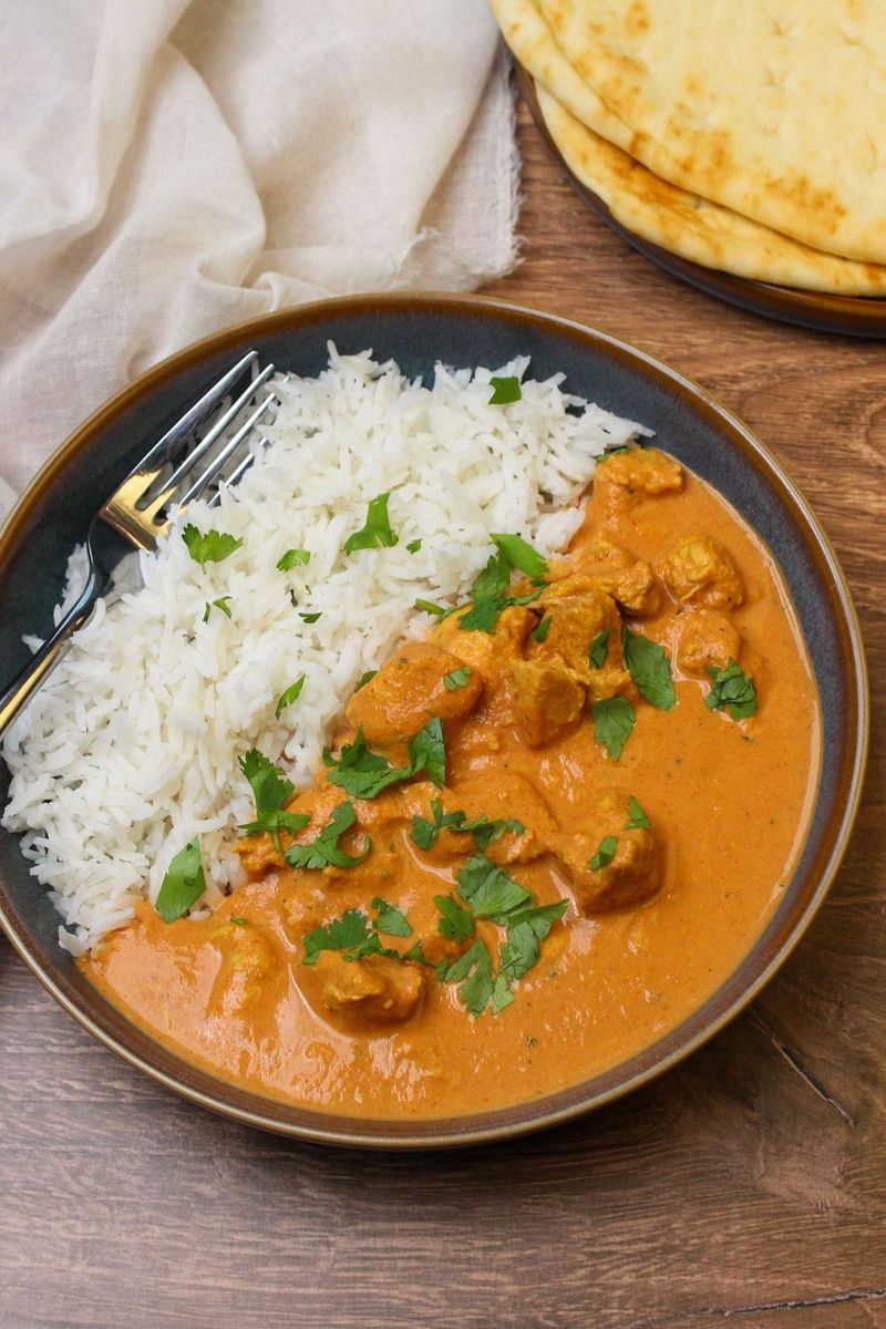 Chicken Tikka Masala With Fluffy Basmati Rice
