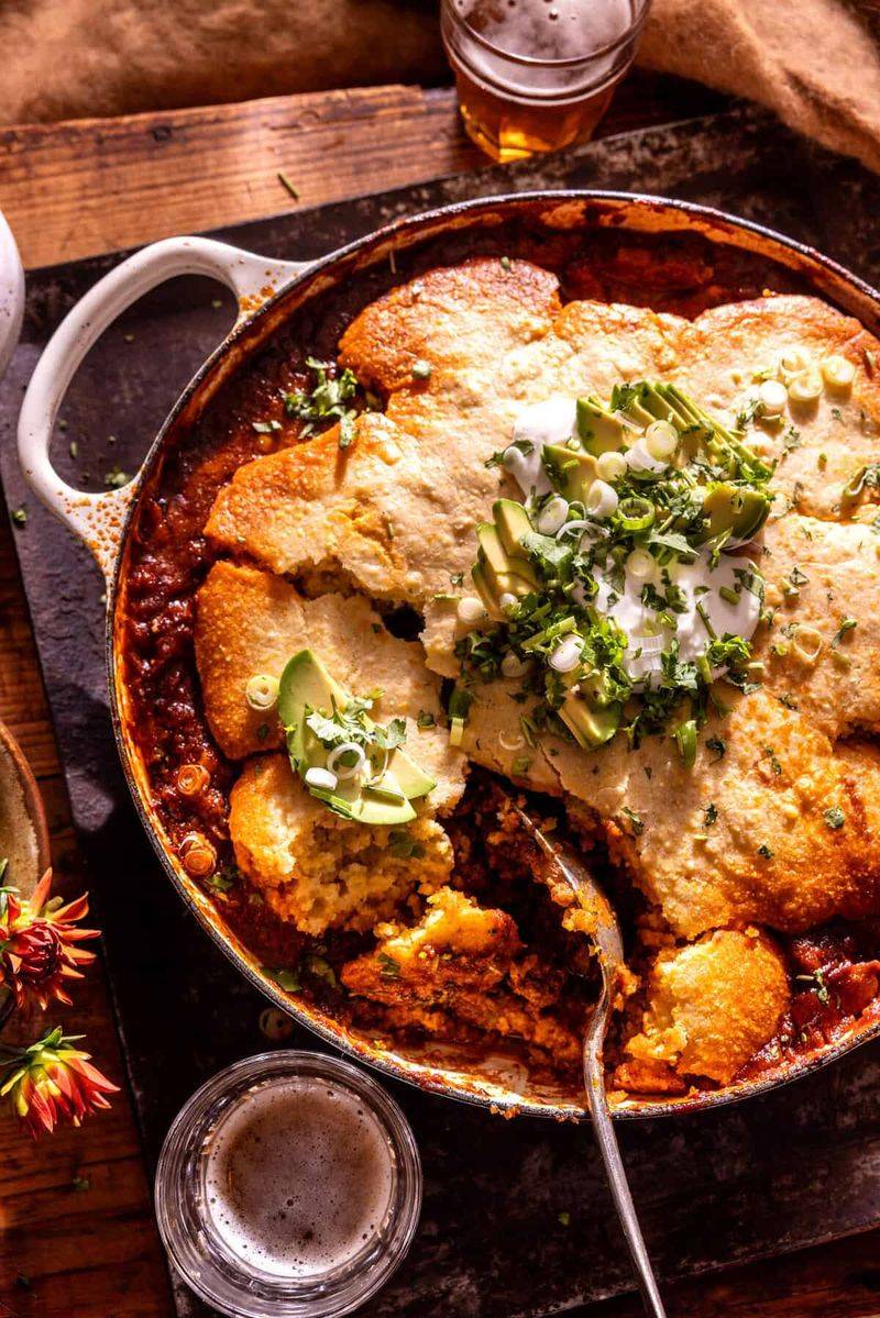 Campfire-Style Chili with Cornbread