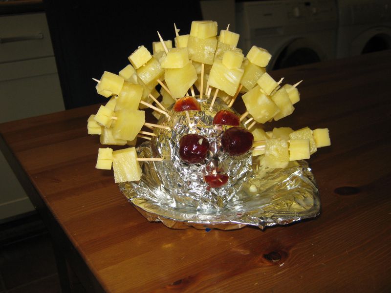 Cheese and Pineapple on Sticks