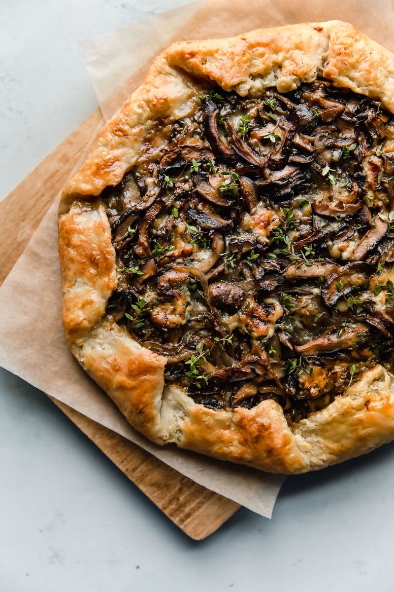 Mushroom and Thyme Galette