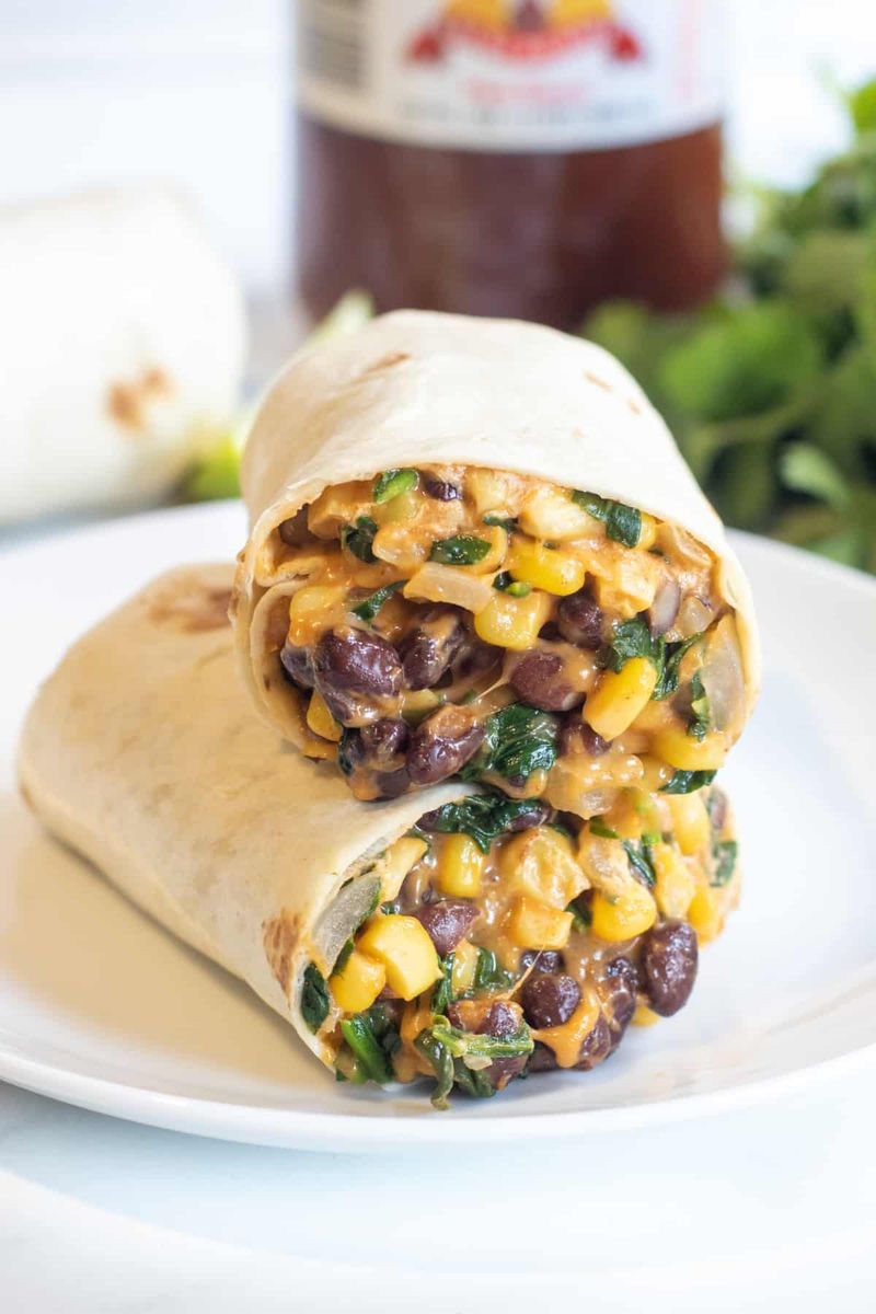 Black Bean and Salsa Morning Wrap