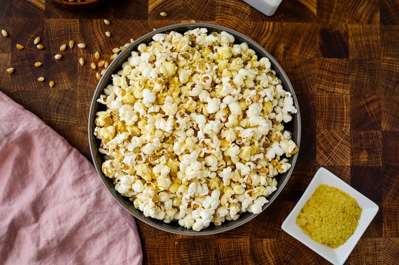 Popcorn with Nutritional Yeast