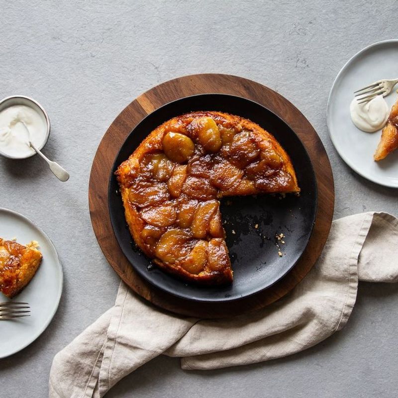 Miso Caramel Apple Tarte Tatin