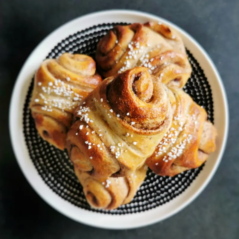 Finnish Cinnamon Buns (Korvapuusti)