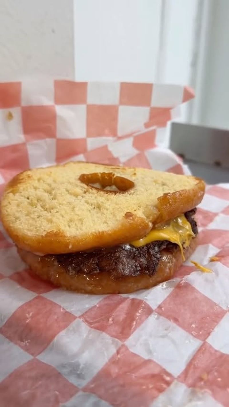 Cheeseburger Donut