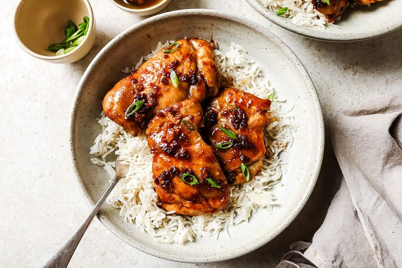Honey Garlic Chicken Thighs