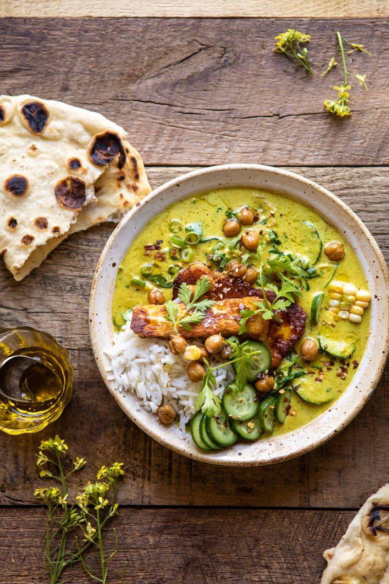 Vegetable Curry with Rice