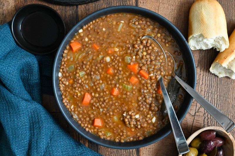 Greek Lentil Soup (Fakes)