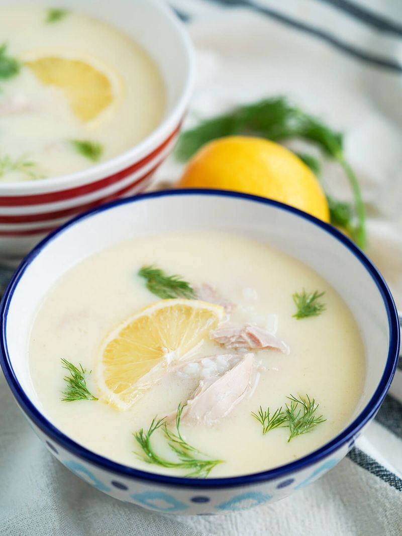 Lemon Rice Soup (Avgolemono)