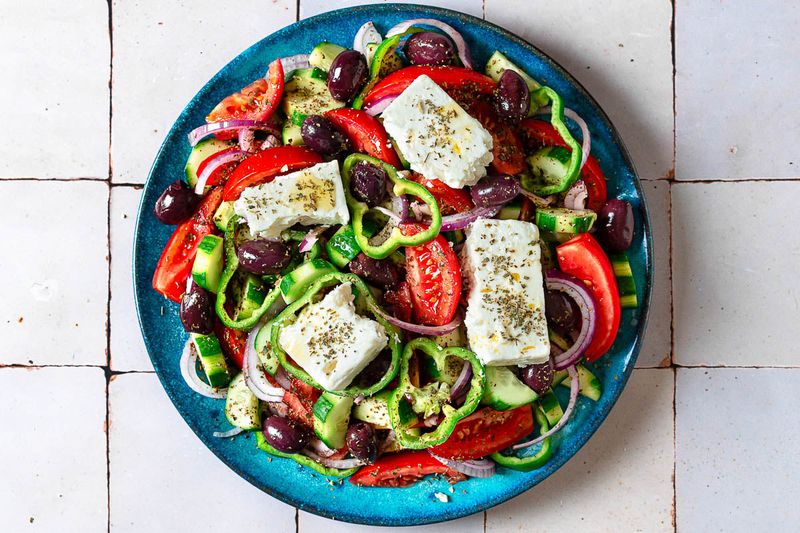 Easy Greek Salad (Horiatiki)