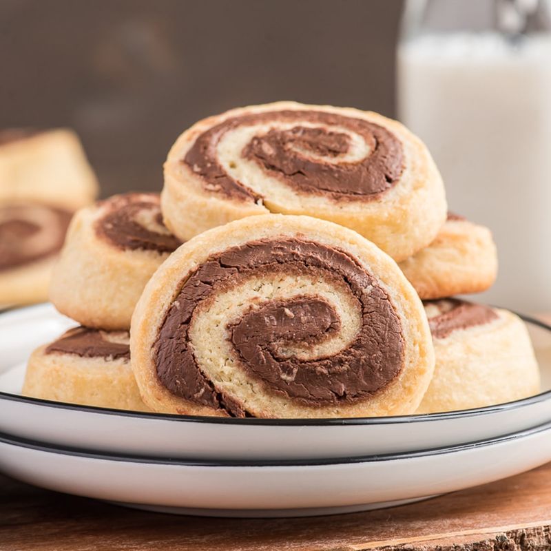 Nutella Swirl Biscuits